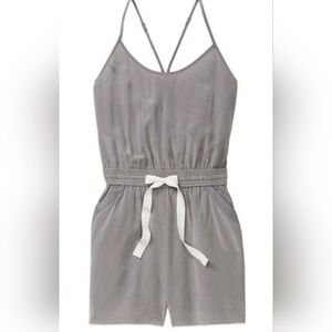 Aritzia silk romper